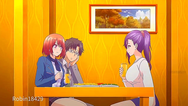 Huge-Breasted Anime Girls Seduce You in Their Academy for Ecchi Adventures